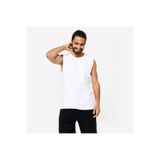 Decathlon Domyos Erkek Beyaz Regular Sporcu Atleti 500 - Fitness, XL Beden