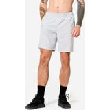 Decathlon Domyos Erkek Spor Şortu - Fermuarlı Cepli - Inci Grisi - Açık Gri