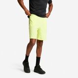 Decathlon Domyos Erkek Spor Şortu - Fermuarlı Cepli - Neon Sarı - XL