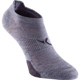 Decathlon Domyos Fitness Gri Kısa Konç 2 Çift Spor Çorabı