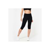 Decathlon Domyos Kadın Fitness Taytı, Ultra Siyah, S Beden