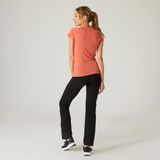 Decathlon Domyos Kadın Siyah Spor Tayt - Fit 500 - Regular - Fitness Hafif Antrenman / Pilates - M / W30 L31