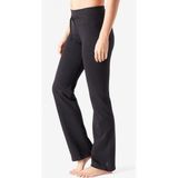 Decathlon Domyos Kadın Siyah Spor Tayt - Fit+ 500 - Regular - Fitness Hafif Antrenman / Pilates - XS / W26 L30