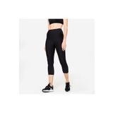 Decathlon Domyos Kadın Siyah Spor Taytı 120 - 7/8 - Fitness Kardiyo