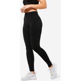 Decathlon Domyos Kadın Spor Taytı - Fitness Kardiyo Yüksek Bel Siyah Modeli ile Push Up Etkili