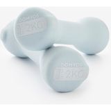 Decathlon Domyos Mavi 2 x 2 kg Dambıl - Hafif Fitness ile Kolay Temizlik ve Denge - 4 kg