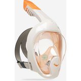 Decathlon Easybreath Xs Çocuk Su Altı Keşif Maskesi Bej/Turuncu 6/10 Yaş Panoramik Görüş Alanı