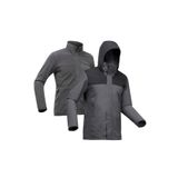 Decathlon Erkek 3'ü 1 Arada Su Geçirmez Outdoor Trekking Montu - Gri - Travel 100 - 0°c
