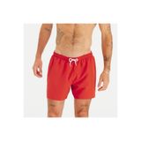 Decathlon Erkek Kısa Deniz Şortu, 16 inç, Kırmızı, HENDAIA 100