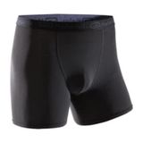 Decathlon Erkek Koşu Boxerı, Spor Boxer, Siyah, S Beden