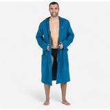 Decathlon Erkek Mikrofiber Kapüşonlu Bornoz - Koyu Mavi - 2XL