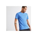 Decathlon Erkek Neon Mavi Regular Spor Tişörtü 100 - Fitness Kardiyo