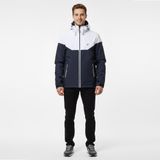 Decathlon Erkek Sıcak Tutan ve Su Geçirmez Yelkenli Montu - Mavi/Beyaz - 100