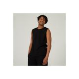Decathlon Erkek Siyah Regular Sporcu Atleti 500, Fitness Hafif Antrenman, M Beden