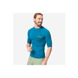Decathlon Erkek Slim Fit Kısa Kollu UV Korumalı Tişört - Mavi - 100