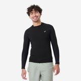 Decathlon Erkek Slim Fit Uzun Kollu Tişört - 1,5 mm - Siyah - 900