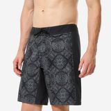 Decathlon Erkek Uzun 19" Deniz Şortu/Boardshort - Gri - Desenli - 500 ARCH