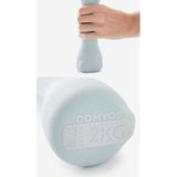 Decathlon fitness dambılı 2x2 kg mavi easy Açık Mavi