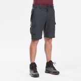 Decathlon Forclaz Erkek Modüler Outdoor Pantolon - Gri - MT100 - Gri - Siyah - 54