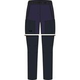 Decathlon Forclaz Kadın Modüler Outdoor Trekking Pantolonu - Mavi - MT500 - 42 (L31) - Lacivert - Siyah