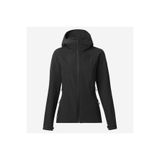 Decathlon Forclaz Kadın Outdoor Softshell Mont, Mt500 Windwarm, Kapüşonlu, Siyah, L Beden