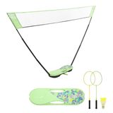 Decathlon Fun Set 3 mt Yeşil Badminton Filesi