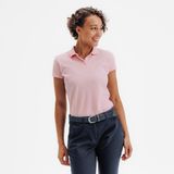 Decathlon Inesis Kadın Kısa Kollu Golf Polo Tişörtü - Pembe - MW100 - XL - Açık Pembe