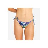 Decathlon Kadın İpli Bikini Altı, Mavi, Palmiye Desenli, SOFY, 36 Beden