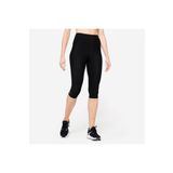 Decathlon Kadın Kısa Fitness Taytı - Füme Siyah