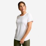 Decathlon Kadın Kısa Kollu Spor Tişörtü - Beyaz - Coolmax - XS