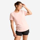 Decathlon Kadın Kısa Kollu Spor Tişörtü - Pembe - Coolmax