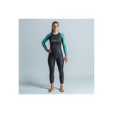 Decathlon Kadın Neopren Wetsuit 2,5/2mm OWS 500 Glideskin, Koyu Turkuaz Yeşili, XL