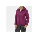 DECATHLON Kadın Outdoor Trekking Kapüşonlu Şişme Mont, Pembe, XL
