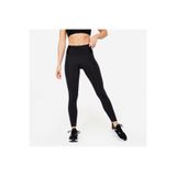 Decathlon Kadın Siyah Toparlayıcı Spor Taytı 500 - Fitness Kardiyo