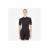 Decathlon Kadın Sörf Neopren Wetsuit, 1,5 mm, Siyah/Mavi, XS