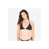 Decathlon Kadın Üçgen Bikini Üstü, Siyah, Dokulu, MAE, 42 Beden