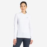 Decathlon Kadın UV Korumalı Uzun Kollu Yelkenli Tişörtü - Beyaz - 500