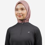 Decathlon Kadın Uzun Kollu Spor Tişörtü - Siyah - 150
