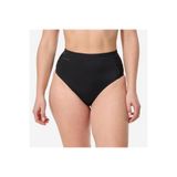 Decathlon Kadın Yüksek Bel Bikini Altı, Siyah, 44 Beden