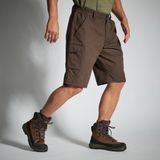 Decathlon Kahverengi Bermuda Kargo Şort - Dayanıklı Pamuklu Kumaş - Erkekler İçin Avcılık ve Doğa Gözlemi - 2XL