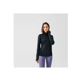 Decathlon Kalenji Dry+ Uzun Kollu Siyah Kadın Koşu T-shirt
