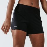 Decathlon Kalenji Kiprun Run 100 Siyah Kadın Bisiklet ve Koşu Şortu
