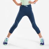 Decathlon Kiprun Confort 500 Lacivert Çocuk Kısa Koşu Taytı