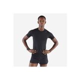Decathlon Kiprun Erkek Koşu Tişörtü - Siyah Füme - 500 Confort Slim
