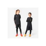 Decathlon Kipsta Çocuk Futbol Termal İçlik, Uzun Kollu, Siyah/Karbon Gri, 7-8 Yaş, Keepdry 500