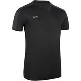 Decathlon Kipsta Yetişkin Siyah Kısa Kollu Essential Futbol Forması