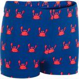 Decathlon Nabaiji Bebek Boxer Mayo Erkek Çocuklar İçin Yengeç Baskılı Mavi Renkli - Lacivert - Pembe - 4 - 5 Yaş