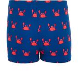 Decathlon Nabaiji Bebek Boxer Mayo Erkek Çocuklar İçin Yengeç Desenli Mavi Renkli - Lacivert - Pembe - 3 - 4 Yaş