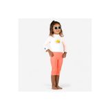 Decathlon Nabaiji Bebek/Çocuk UV Korumalı Uzun Kollu Wetsuit, Baskılı, Pembe, 3-4 Yaş