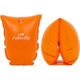 Decathlon Nabaiji Çocuk Kolluğu Neon Koyu Turuncu 11-30 Kg Çift Odalı Şişirilebilir Yüzme Yardımcısı